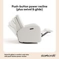 thumbnail image 4 of Storkcraft Santa Monica Power Recliner, Choose Color, 4 of 9