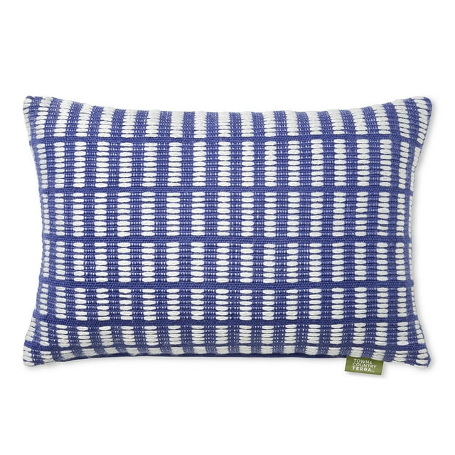 Town & Country Terra Alara Textured Geo Stripe Decorative Pillow