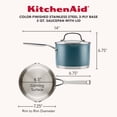 thumbnail image 4 of KitchenAid 4-Piece Stainless Steel Saucepan Set, 4 of 13