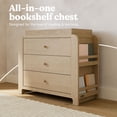 thumbnail image 3 of Graco Read-with-Me 3 Drawer Chest with Bookshelves and Removable Changing Topper, Choose Color, 3 of 8