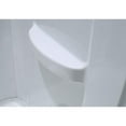 thumbnail image 6 of Breeze 36” x 36” x 77” Corner Shower Kit with Clear Glass, Walls, Base and Hardware, 6 of 13