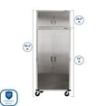 thumbnail image 8 of Seville Classics UltraHD Cabinet Stacker, 36” W x 18” D x 18.5” H, 8 of 16