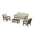 thumbnail image 3 of POLYWOOD Gulf Shores Sofa Seating Set with Sunbrella Fabric, 4pc, 3 of 12