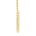 thumbnail image 3 of 1.00 CT. T.W. Round Cut Diamond Semi Tennis Necklace in 14K Gold, 3 of 7