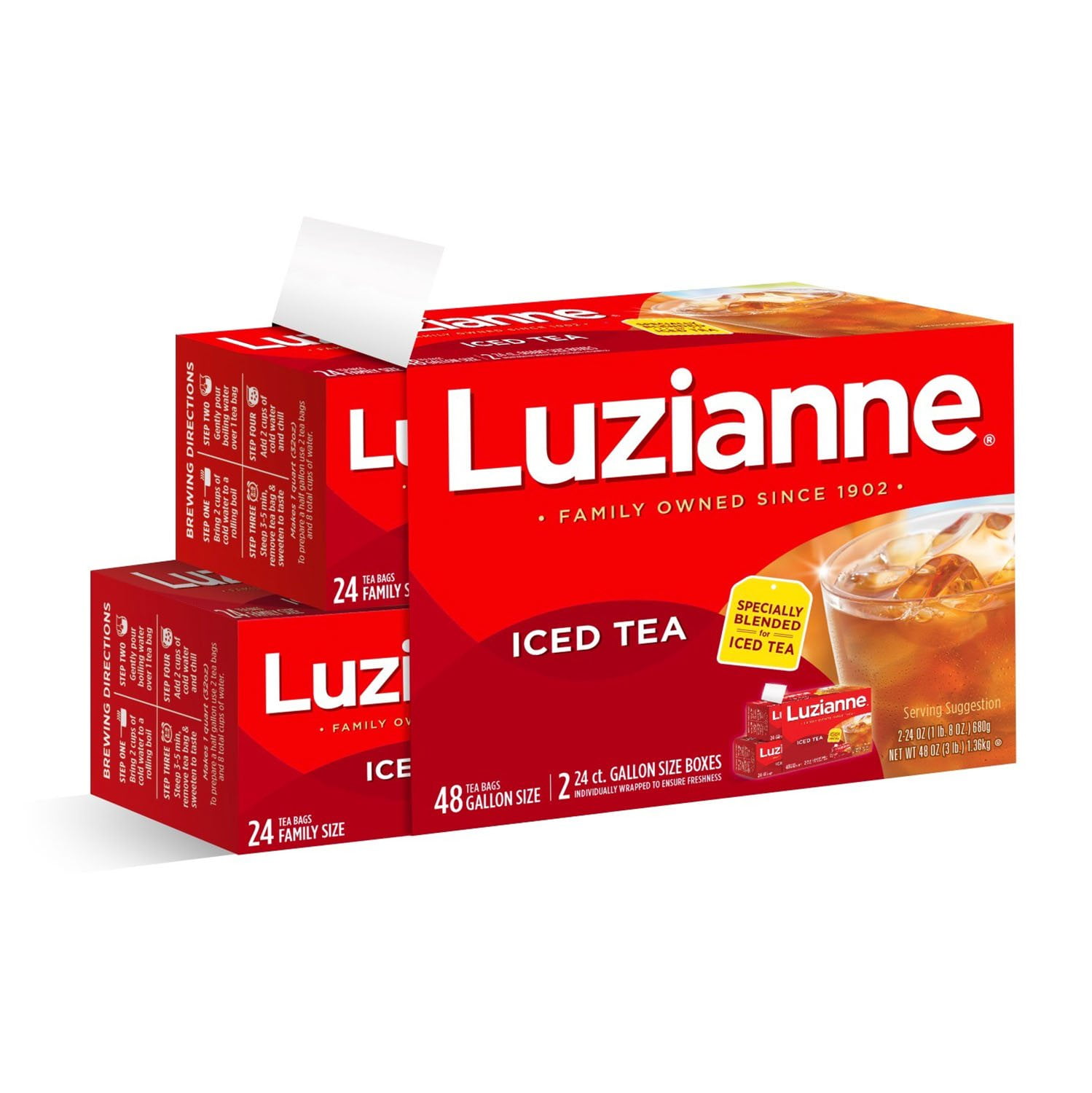 Luzianne Iced Tea Gallon Size Tea Bags, 48 ct. - Samsclub.com
