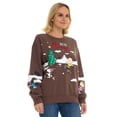 thumbnail image 4 of Women's Character Winter Scene Sweatshirt, 4 of 10