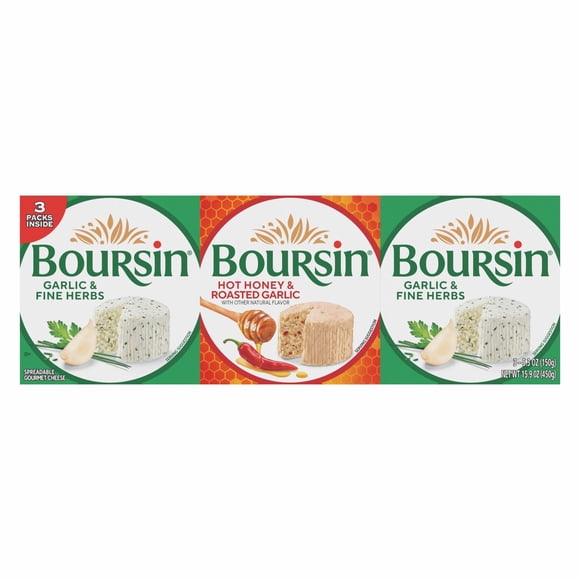Boursin® Gourmet Cheese Spread, Variety Pack, 5.3 oz., 3 pk.