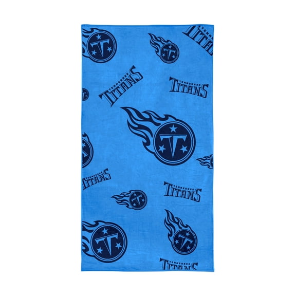 Logo Brands Tennessee Titans 38"x72" Beach Towel