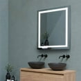 thumbnail image 5 of Homewerks 30'' x 36'' Dimmable Frameless LED Lighted Mirror with Anti-Fog, 5 of 7