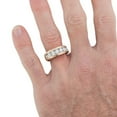 thumbnail image 6 of 0.96CT. T.W. Round Cut 5-Stone Mens Diamond Band in 14K Gold, 6 of 7