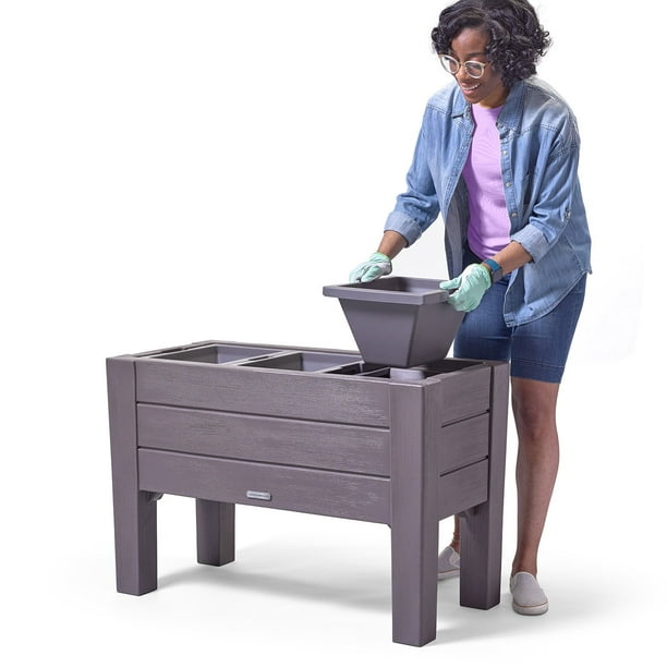 jesus　Providence P-3LD AB box + 2LOOP Step2 Lakewood Dark Cedar Raised Planter - Samsclub.com