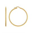 thumbnail image 1 of Diamond Cut Hoop Earrings in 14K Gold, 1 of 5