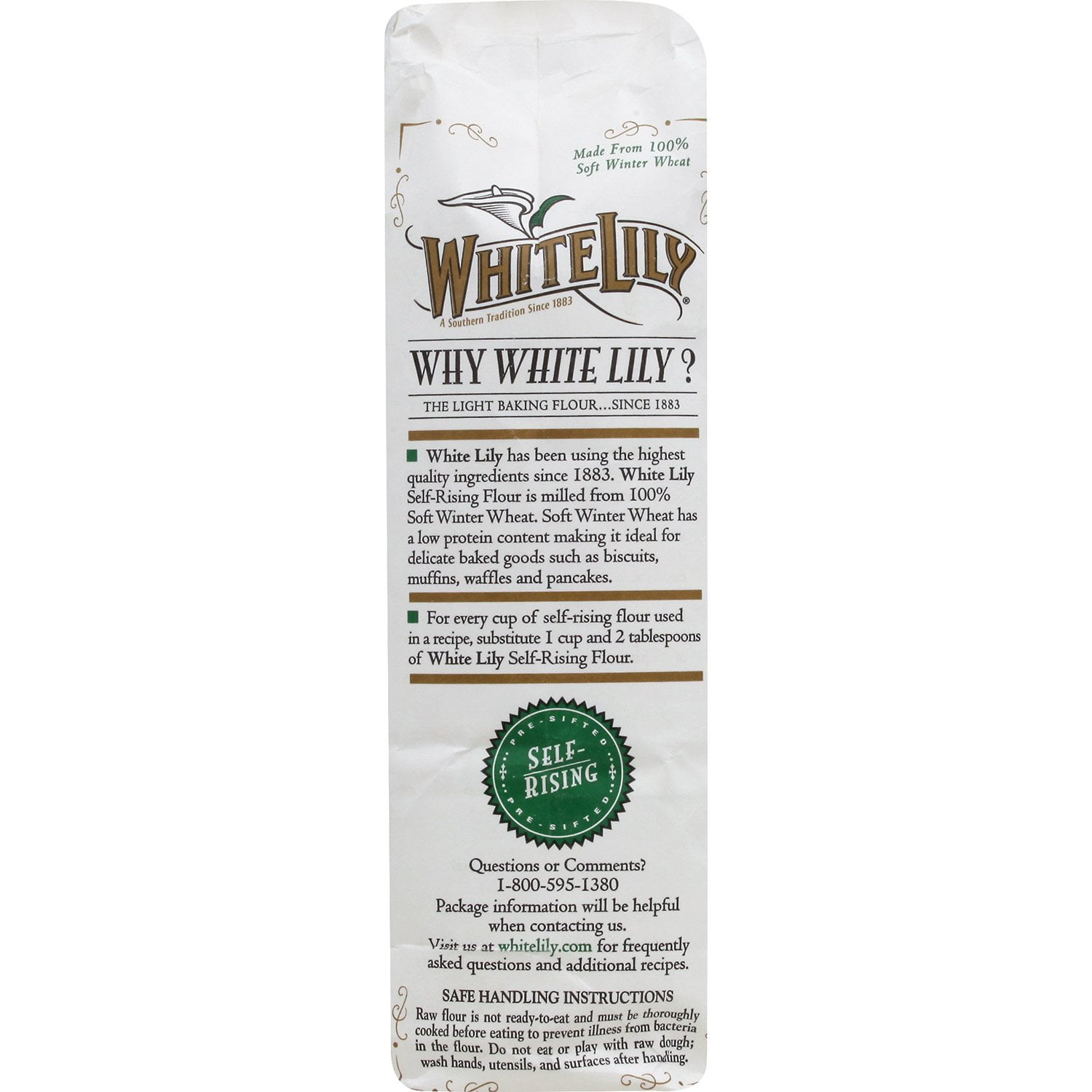 White Lily Self Rising Flour, 10 lbs. - Samsclub.com