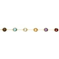 thumbnail image 2 of Multi Gemstone Station Necklace in 14 Karat Yellow Gold, 2 of 5