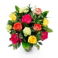 thumbnail image 1 of Member's Mark Roses and Greenery Vase Arrangement, choose color and stem count, 1 of 4