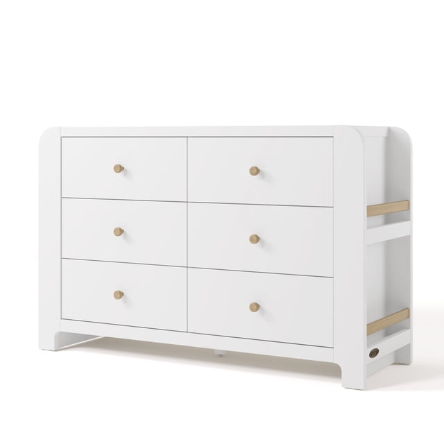 Graco Read-with-Me 6 Drawer Chest with Bookshelves, Choose Color