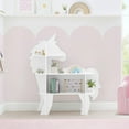 thumbnail image 1 of Delta Children Unicorn Shaped Bookcase, White, 1 of 10