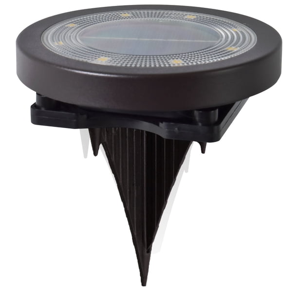 Member's Mark 6-Piece LED Solar Disc Lights - Oil-Rubbed Bronze