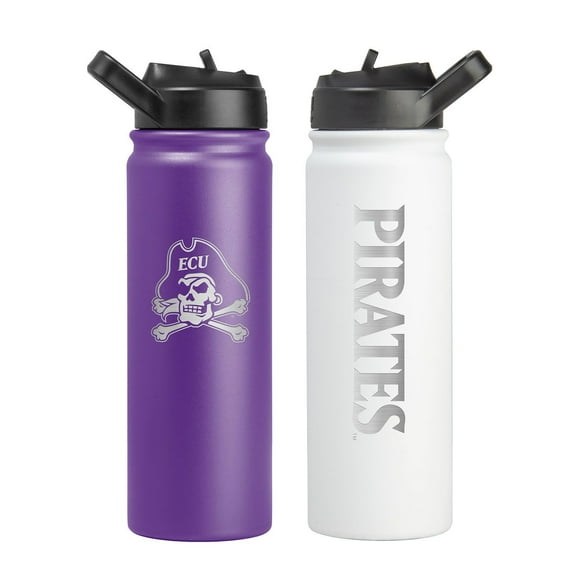 Logo Brands East Carolina Pirates 24oz SS Water Bottle 2pk