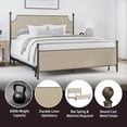 thumbnail image 4 of HH2Home McArthur Metal and Upholstered Bed, 4 of 11