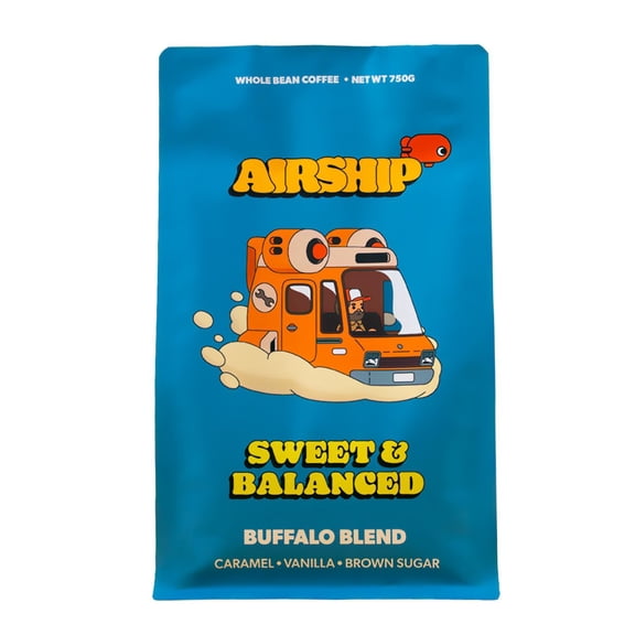 Airship Buffalo Blend Whole Bean Coffee, 27 oz.