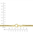 thumbnail image 5 of Braided Wheat Chain Necklace in 14K Gold, 5 of 6