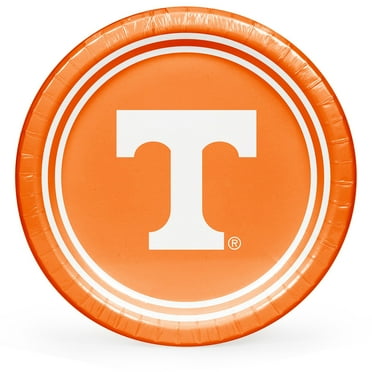 Collegiate Round Paper Plates, 10", 85 ct., Choose Your Team