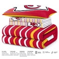 thumbnail image 5 of Logo Brands Kansas City Chiefs Twin/Twin XL Bed-In-A-Bag Set, 5 of 5