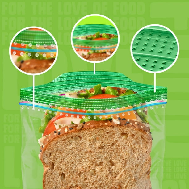 Ipショット☆20袋 Ziploc Easy Open Tab Sandwich Bags, 580 ct. - Samsclub.com