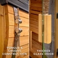 thumbnail image 6 of Backyard Discovery 4-6 Person Cedar Outdoor Barrel Sauna with Electric Heater & Porch, 6 of 11