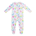 thumbnail image 1 of Angel Dear Baby Girls 2-Way Zipper Footie, 1 of 4