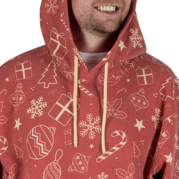 トップス HOLIDAY POLYCON SWEAT HOODIE Dec. 25th Men's Holiday Fleece 2-Piece Hoodie & Jogger Set