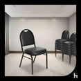 thumbnail image 6 of Hampden Furnishings Vinyl Banquet Stack Chair 10pk, Black, 6 of 7