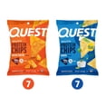 thumbnail image 2 of Quest Tortilla Style 18-19g Protein Chip Variety Pack, Nacho Cheese & Ranch, 14 ct., 2 of 11