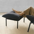 thumbnail image 6 of ZINUS Night Therapy Foam Callie Sling Accent Chair with Ottoman and Drink Table, 6 of 10