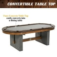thumbnail image 7 of Barrington Urban 10-Player Texas Hold'em Poker Table with Dining Tabletop with Bonus Dartboard, 7 of 10