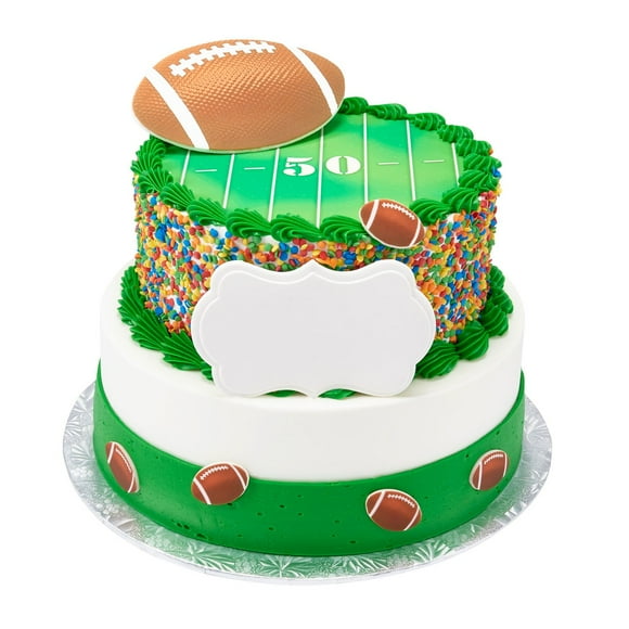 Football Two-Tier Cake