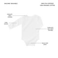 thumbnail image 3 of Member's Mark Baby 5-Pack Long Sleeve White Bodysuit, 3 of 5