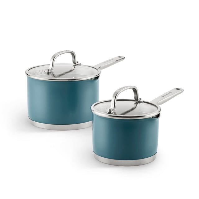 KitchenAid 4-Piece Stainless Steel Saucepan Set