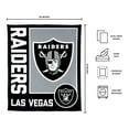 thumbnail image 3 of Logo Brands Las Vegas Raiders 60"x70" Super Plush Blanket, 3 of 6