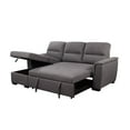thumbnail image 5 of Dakota Reversible Storage Sectional with Pullout Bed, Gray, 5 of 9