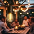 thumbnail image 2 of Westinghouse 36' Solar Powered LED Vintage White String Light Set, 15 Bulbs with Remote Control, 2 of 6