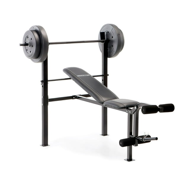 ウエイトトレーニング Dumbbell + bench weight/workout set Competitor Standard Adjustable Bench with 80 lb. Weight Set