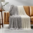 thumbnail interactive-video image 1 of Member's Mark Acrylic Block Knit Throw, 60" x 70", 1 of 5