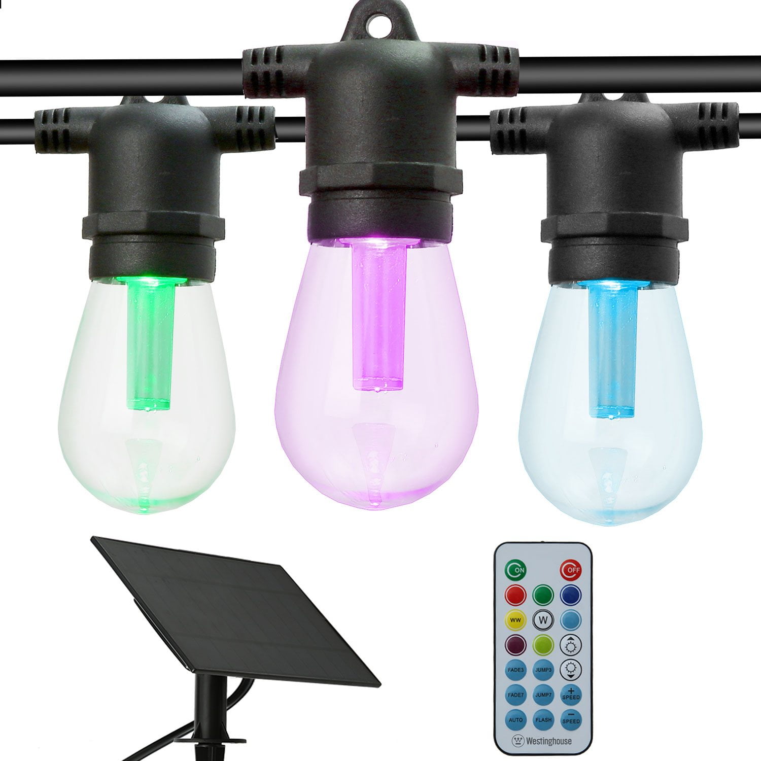 Westinghouse 36' Solar Powered LED Color Changing String