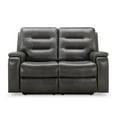 thumbnail image 15 of Waylen Top-Grain 3-Piece Leather Reclining Set, 15 of 19