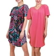 thumbnail image 1 of N Natori Ladies 2 Pack Sleepshirt, 1 of 7