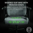 thumbnail image 3 of Razer Iskur V2 X Fabric Ergonomic Gaming Chair Leet Edition, 3 of 11