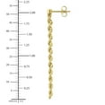thumbnail image 7 of Kissing Hearts Double Rope Chain Earrings in 14K Gold, 7 of 9