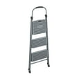 thumbnail image 5 of Cosco 3 Step Steel Step Stool, ANSI Type I, Gray/Black, 5 of 9